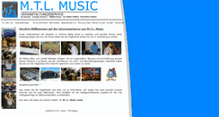 Desktop Screenshot of mtl-music.de