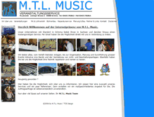 Tablet Screenshot of mtl-music.de